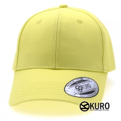 KURO-SHOP 黃色老帽棒球帽布帽(硬挺版)