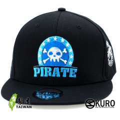 KURO-SHOP 海賊 PIRATE 平板帽-棒球帽(可客製化)