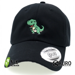 KURO-SHOP 恐龍 暴龍 電繡 老帽 棒球帽 布帽(可客製化)