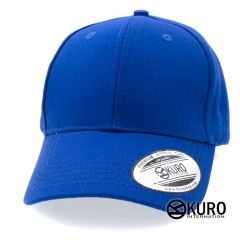 KURO-SHOP 寶藍色老帽棒球帽布帽(硬挺版)