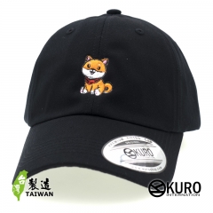 KURO-SHOP  小柴犬  電繡 老帽 棒球帽 布帽(可客製化)