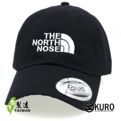 KURO-SHOP  THE NORTH NOSE 北鼻  電繡 老帽 棒球帽 布帽(可客製化)