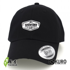 KURO-SHOP Adventure Born to be wild 雷雕 老帽 棒球帽 布帽(可客製化)