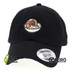 KURO-SHOP 爌肉飯 電繡 老帽 棒球帽 布帽(可客製化)