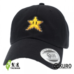 KURO-SHOP 無㪣星星 電繡 老帽 棒球帽 布帽(可客製化)