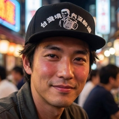 KURO-SHOP 台灣境內沒醉過 潮帽 平板帽-棒球帽(可客製化)